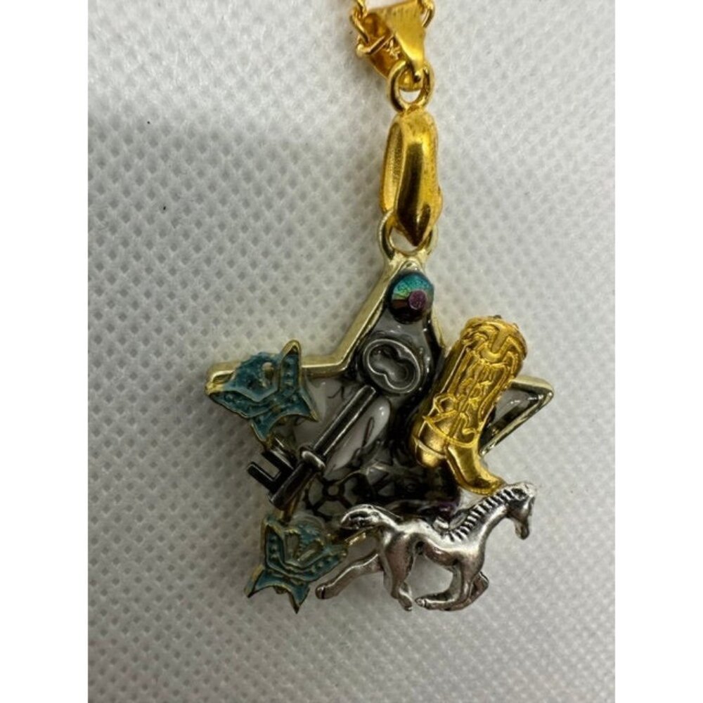 Cowgirl/boy Steampunk Necklaces Gold and Silver Stars